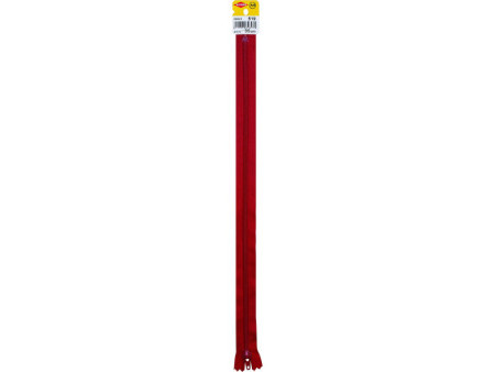 KLEIBER Fermeture zip, plastique, longueur: 350 mm, rouge