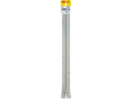 KLEIBER Fermeture zip, plastique, longueur: 220 mm, crème