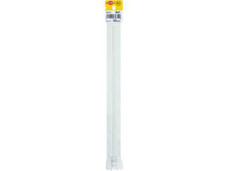 KLEIBER Fermeture zip, plastique, longueur: 220 mm, blanc