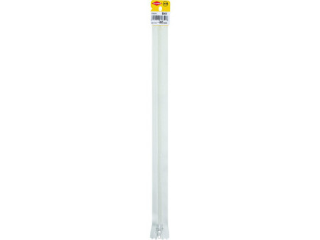 KLEIBER Fermeture zip, plastique, longueur: 300 mm, blanc