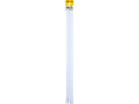KLEIBER Fermeture zip, plastique, longueur: 300 mm, blanc