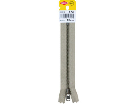 KLEIBER Fermeture à zip, métal, longueur: 120 mm, beige