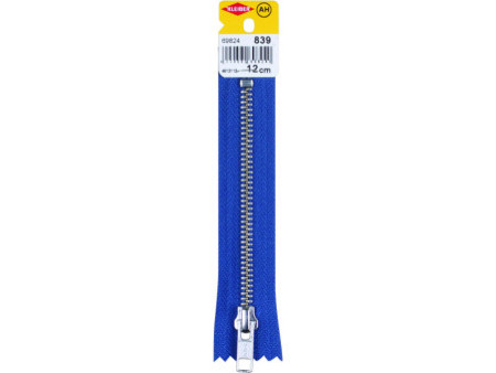 KLEIBER Fermeture à zip, métal, longueur: 120 mm, bleu jeans