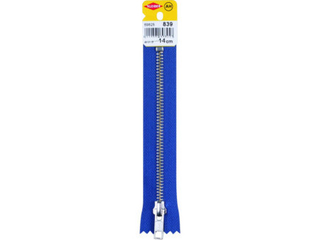KLEIBER Fermeture à zip, métal, longueur: 140 mm, bleu jeans