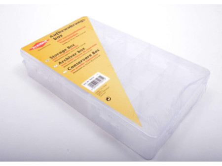 KLEIBER Boîte de rangement, 15 compartiments, transparent
