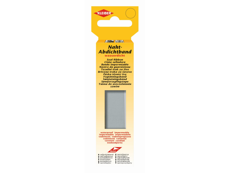 KLEIBER Bande imperméable, 20 mm x 3 m, gris