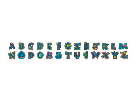 KLEIBER Applications 'Funny Box - Jeans Letters', 130 pièces