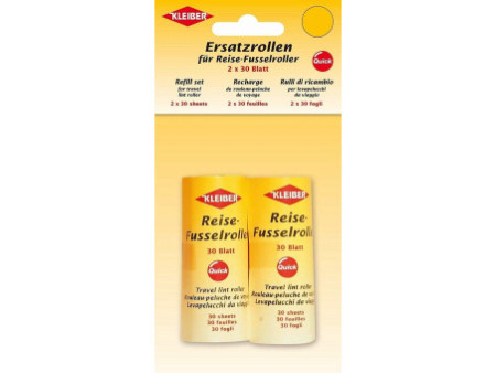 KLEIBER Rouleaux de rechange pour mini brosse adhésive