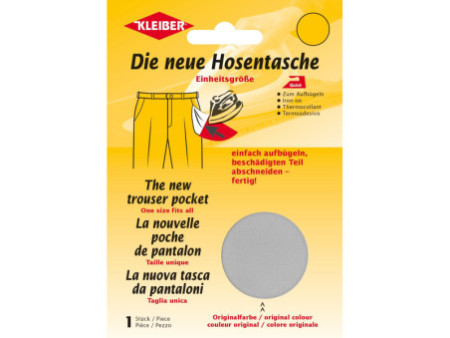 KLEIBER Poche de remplacement de pantalon, gris clair