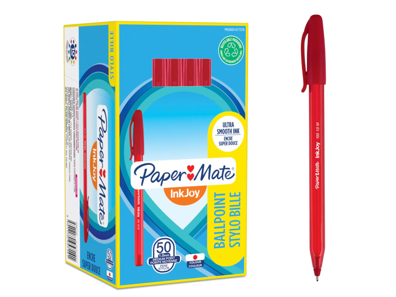 Paper:Mate Stylo à bille InkJoy 100, rouge