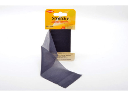 KLEIBER Patch thermocollant élastique, 400 x 60 mm, bleu