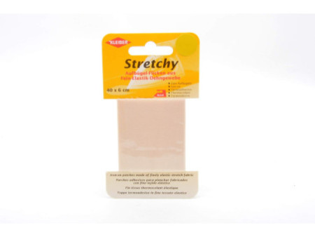 KLEIBER Patch thermocollant élastique, 400 x 60 mm, crème