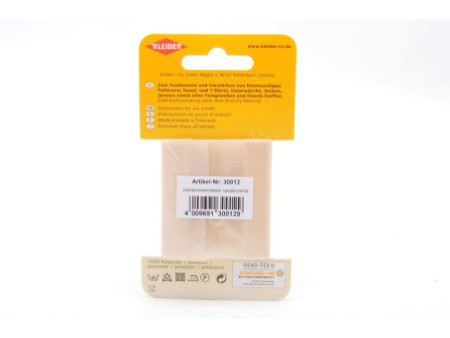 KLEIBER Patch thermocollant élastique, 400 x 60 mm, crème