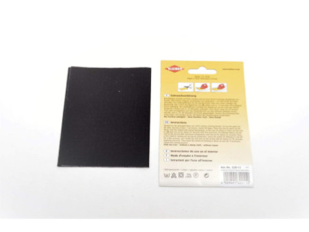 KLEIBER Patch thermocollant Zephir, 400 x 120 mm, noir