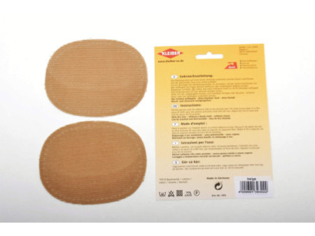 KLEIBER Mini patch thermocollant, fin velours côtelé, beige