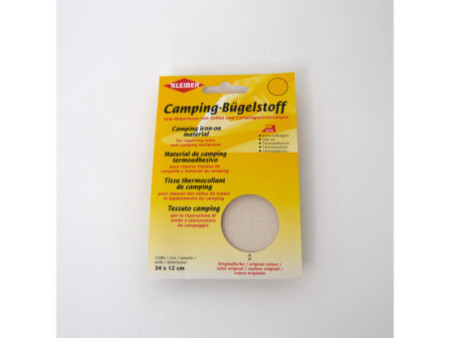 KLEIBER Tissu thermocollant de camping, rouge/blanc