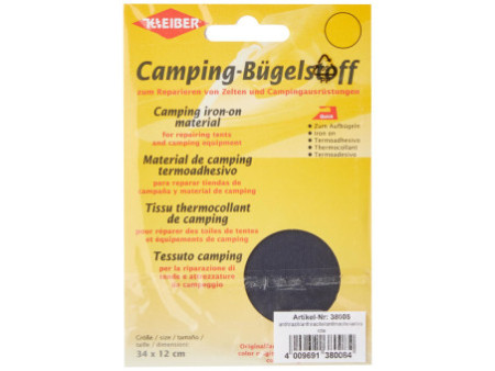 KLEIBER Tissu thermocollant de camping, anthracite