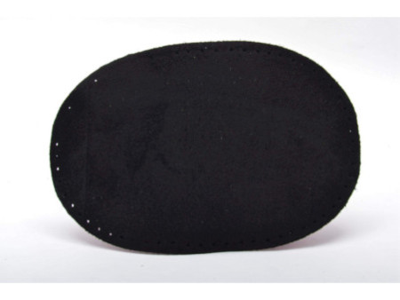 KLEIBER Patch à coudre en daim, 155 x 100 mm, noir