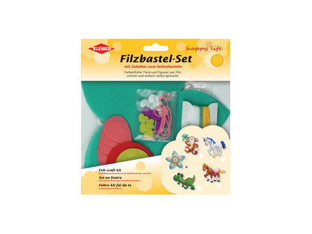 KLEIBER Kit en feutrine 'Figurines' Mandala, (L)220x(H)220mm
