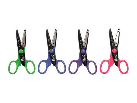 KLEIBER Kit de ciseaux cranteurs Crazy Cutter, kit de 4