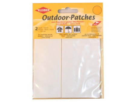 KLEIBER Patch d'extérieur, autocollant, 65 x 120 mm, blanc