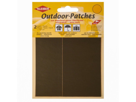 KLEIBER Patch d'extérieur, autocollant, 65 x 120 mm, olive