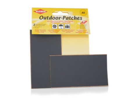 KLEIBER Patch d'extérieur, autocollant, 65 x 120 mm, gris