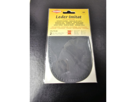 KLEIBER Patch imitation cuir avec doublure, gris