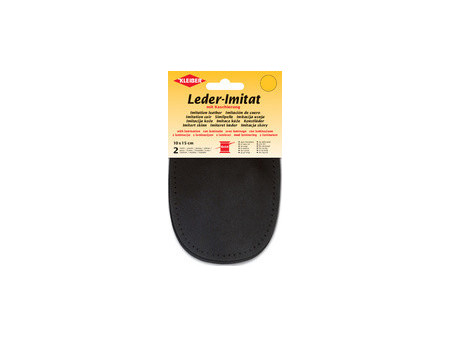 KLEIBER Patch imitation cuir avec doublure, gris clair