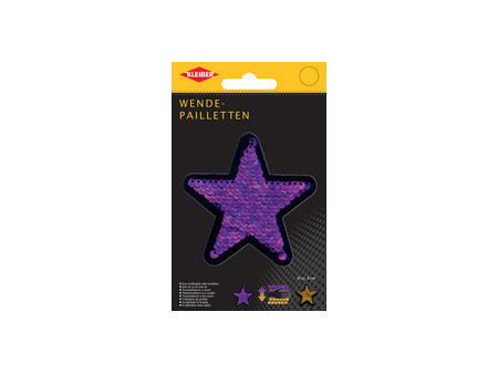 KLEIBER Etoile en sequins réversibles, or-argent