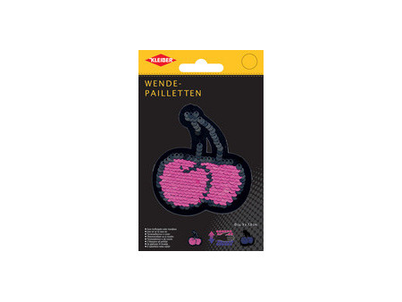 KLEIBER Cerises en sequins réversibles, rose-vert