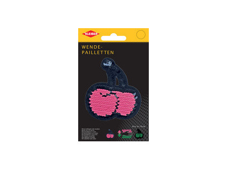 KLEIBER Cerises en sequins réversibles, rouge-noir