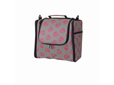 KLEIBER Sac pour accessoires de couture et tricot 'COEURS'