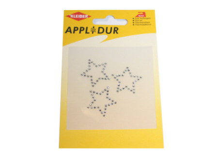 KLEIBER Application strass '3 étoiles', 55 x 55 mm