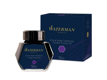 WATERMAN Flacon d'encre, contenu: 50 ml, en verre, violet