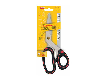 KLEIBER Ciseaux de couture Profiline, 215 mm, noir/rouge