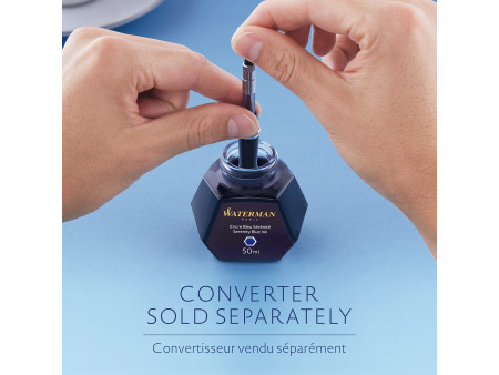 WATERMAN Flacon d'encre, contenu: 50 ml, en verre, violet