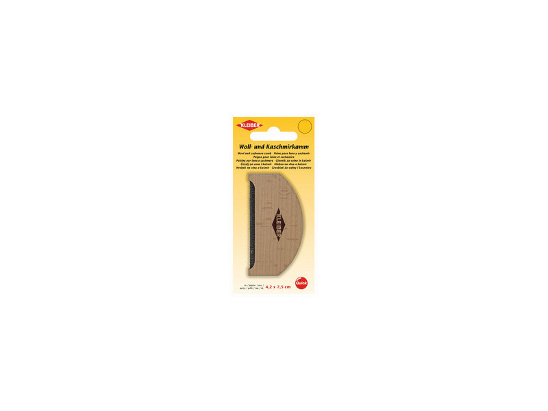 KLEIBER Peigne pour laine & cachemire, en bois