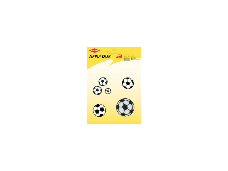 KLEIBER Assortiment d'applications 'Football', 6 motifs