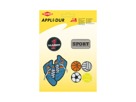KLEIBER Assortiment d'applications 'Sports', 7 motifs