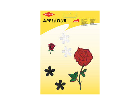 KLEIBER Assortiment d'applications 'Flowers 2', 5 motifs