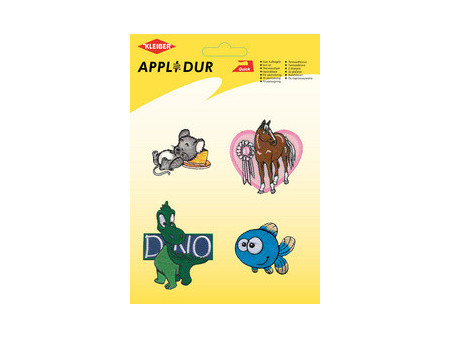 KLEIBER Assortiment d'applications 'Animal', 4 motifs