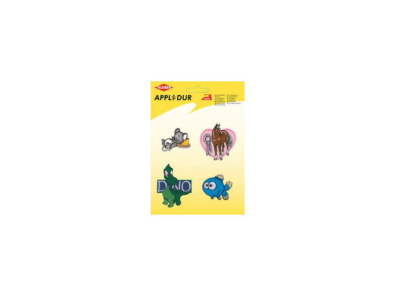 KLEIBER Assortiment d'applications 'Animal', 4 motifs