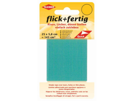 KLEIBER Set de réparation Flick + Fertig, turquoise
