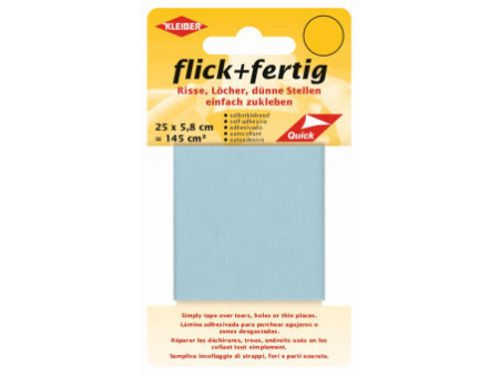 KLEIBER Set de réparation Flick + Fertig, bleu glace