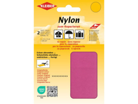 KLEIBER Pièce de réparation nylon, autocollant, pink