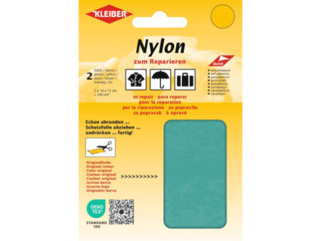 KLEIBER Pièce de réparation nylon, autocollant, turquoise