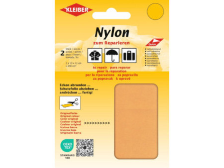 KLEIBER Pièce de réparation nylon, autocollant, abricot