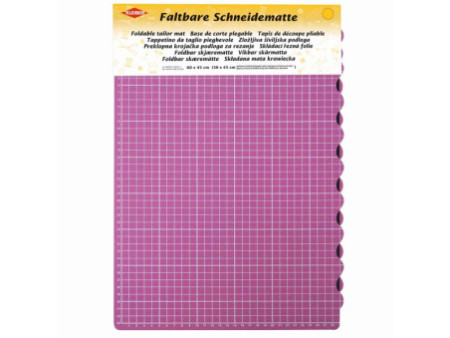KLEIBER Tapis de coupe, A2, pliable, rose
