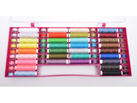 KLEIBER Jeu de fil à coudre Syngarn, 64 pièces, violet